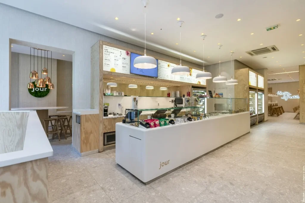 Comptoir d’un concept de sandwicherie